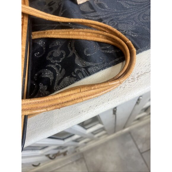 Vintage Corvi Piel Mexico Hand Tooled Aztec Calendar Floral Leather Handbag - Picture 11 of 16